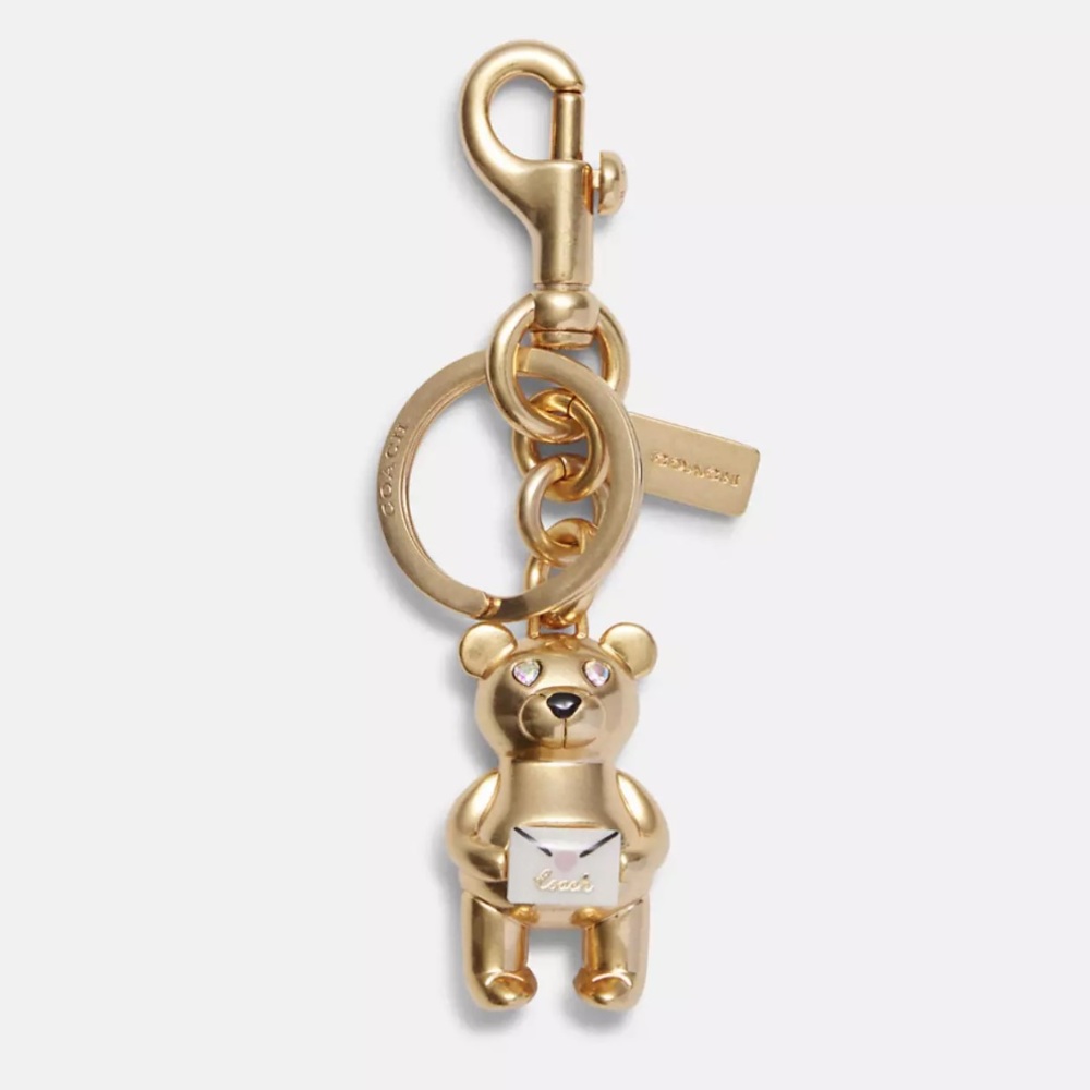 Coach bear keychain ✨
